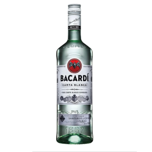 RON BACARDI BLANCO 980 ML