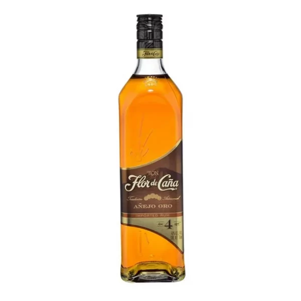 RON FLOR DE CAÑA 4 GOLD 750 ML