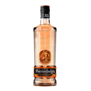 GINEBRA PUERTO DE INDIAS PEACH & ORANGE 750 ML