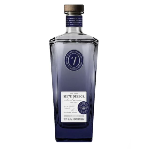 MEZCAL 7 DESEOS TOBALA 750 ML